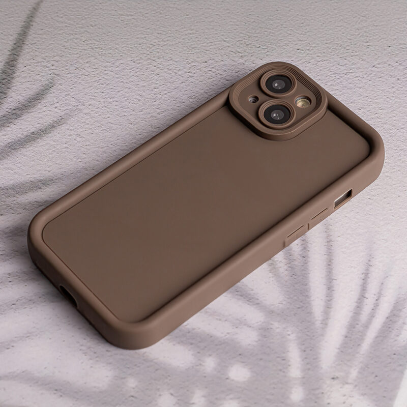 Rim TPU case for iPhone X / XS brown - Bild 6