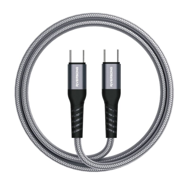 Riversong cable Hercules C6 USB-C - USB-C 2m 100W gray CT51