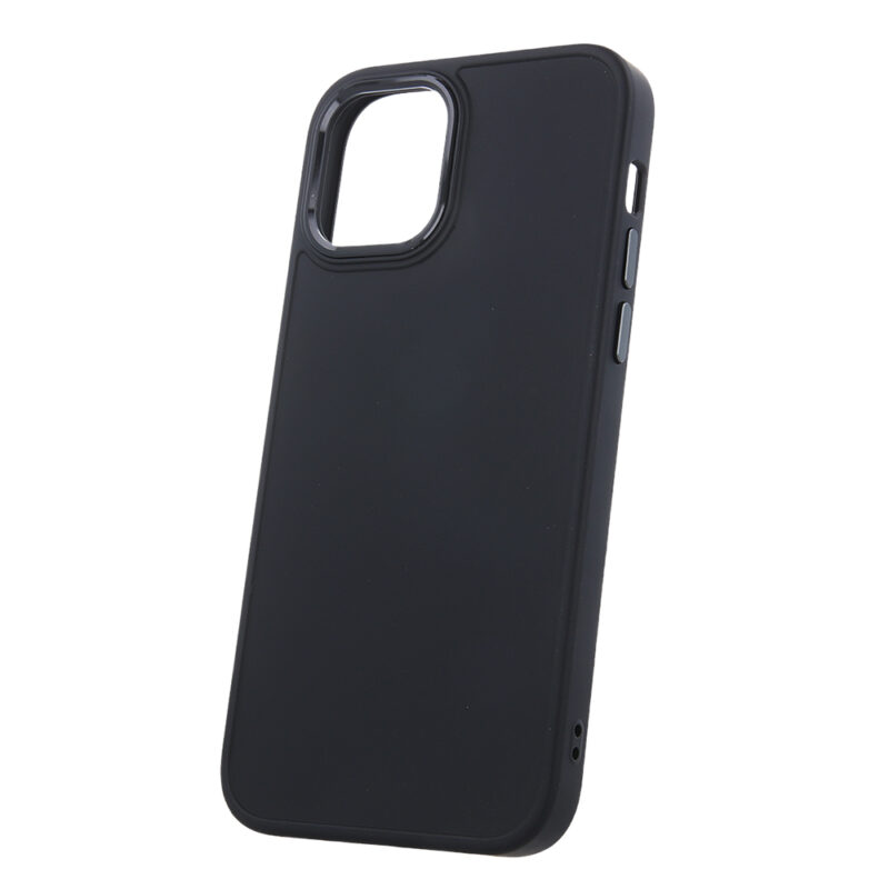 Satin case for iPhone 12 / 12 Pro 6,1" black