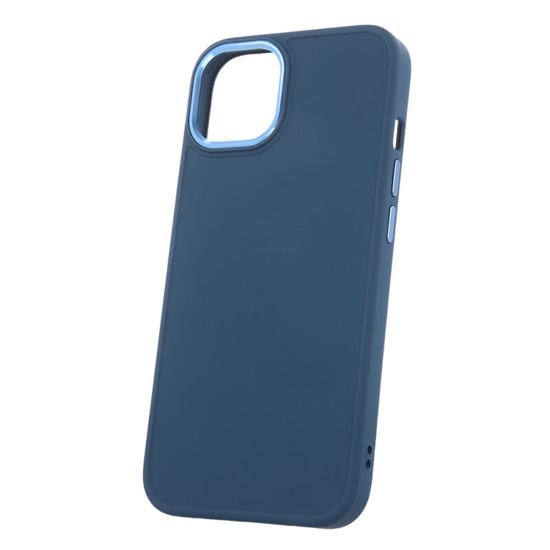 Satin case for iPhone 13 6,1" dark blue