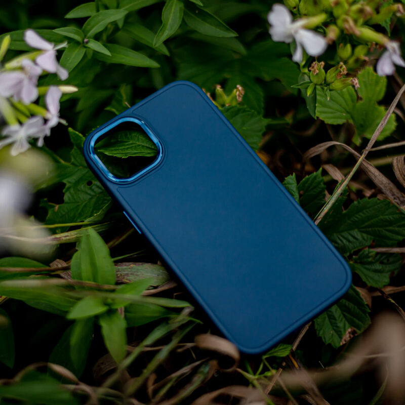 Satin case for iPhone 13 6,1" dark blue - Bild 8