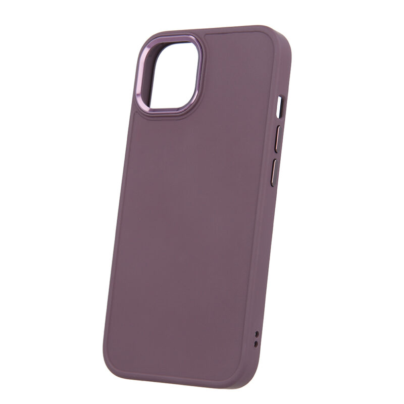 Satin case for iPhone 14 6,1" burgundy - Bild 3