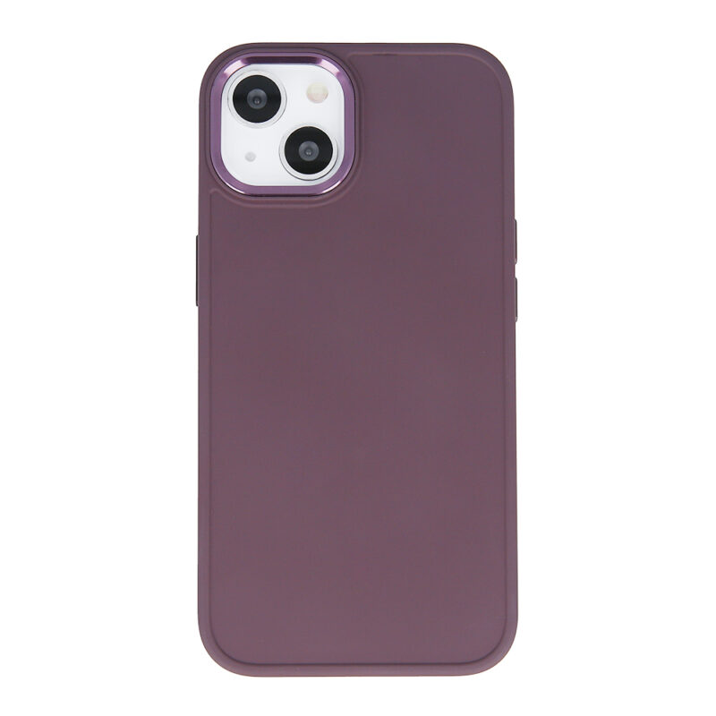 Satin case for iPhone 14 6,1" burgundy - Bild 4