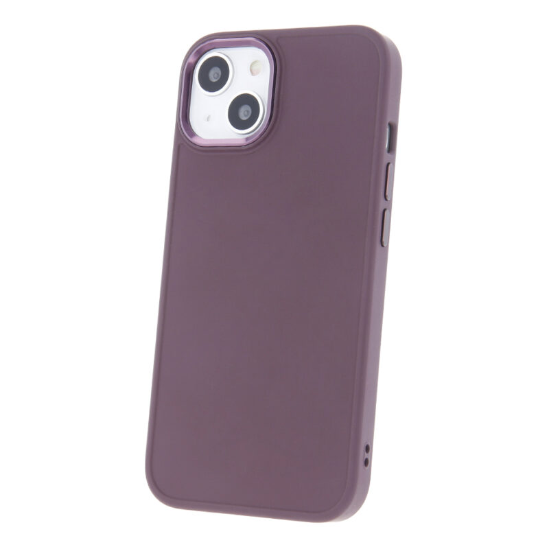 Satin case for iPhone 14 6,1" burgundy - Bild 5