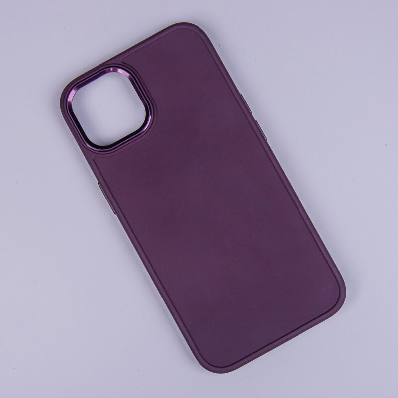 Satin case for iPhone 14 6,1" burgundy - Bild 6