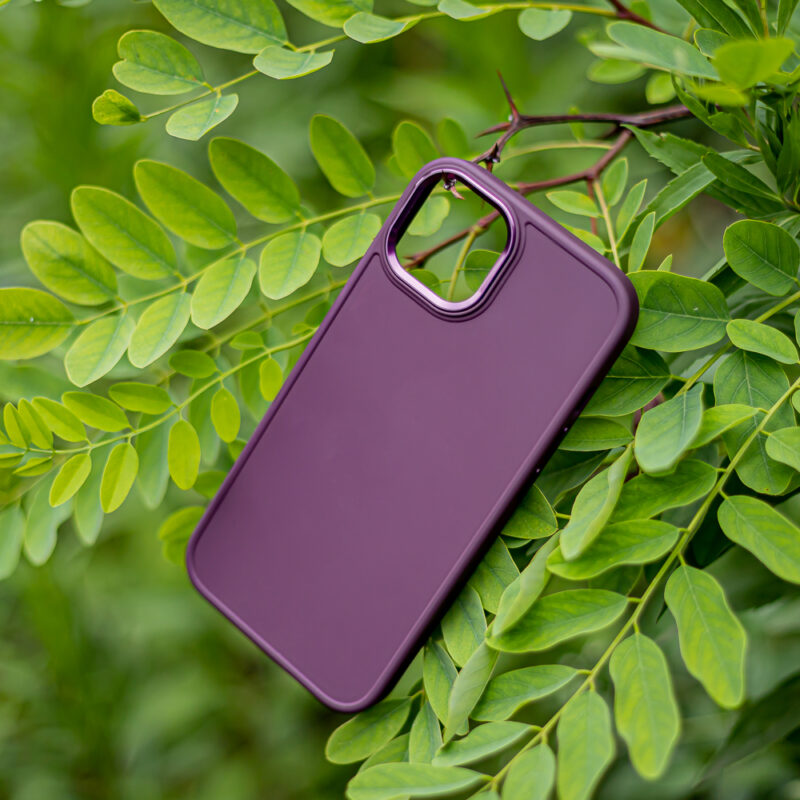 Satin case for iPhone 14 6,1" burgundy - Bild 7