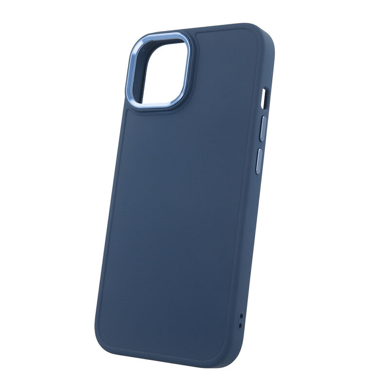 Satin case for iPhone 14 6,1" dark blue