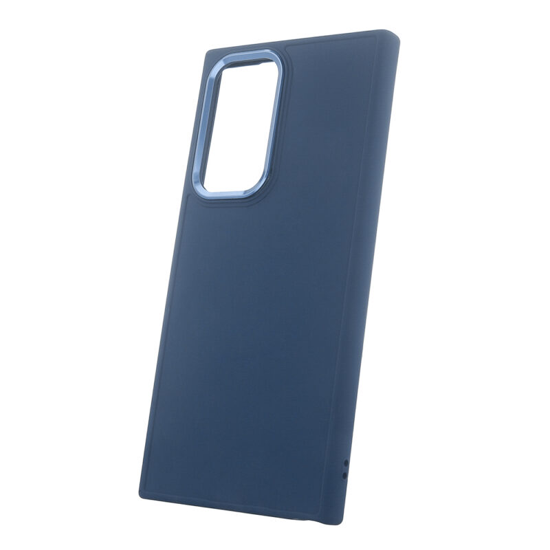 Satin case for Samsung Galaxy S22 Ultra dark blue