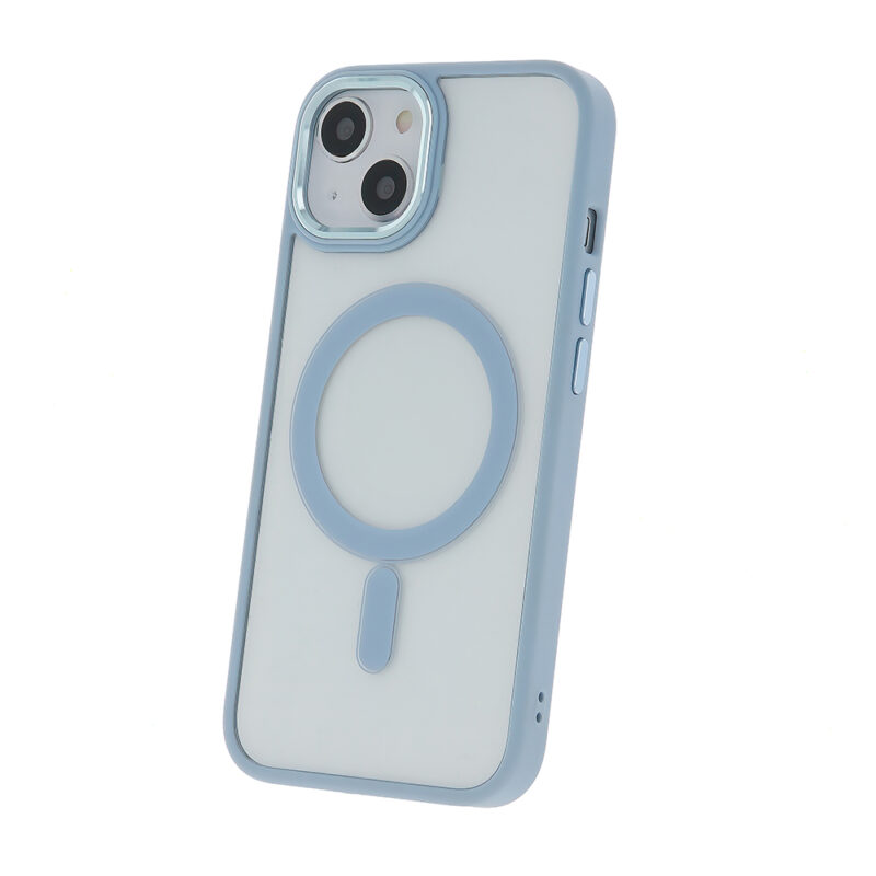 Satin Clear Mag case for iPhone 13 6,1" blue - Bild 3