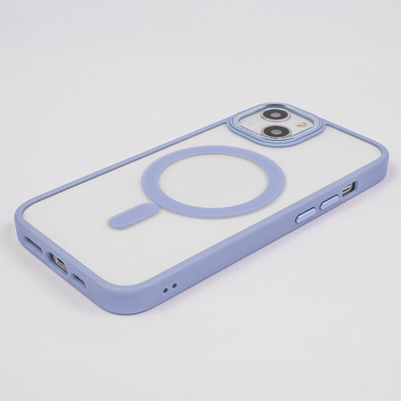 Satin Clear Mag case for iPhone 13 6,1" blue - Bild 6