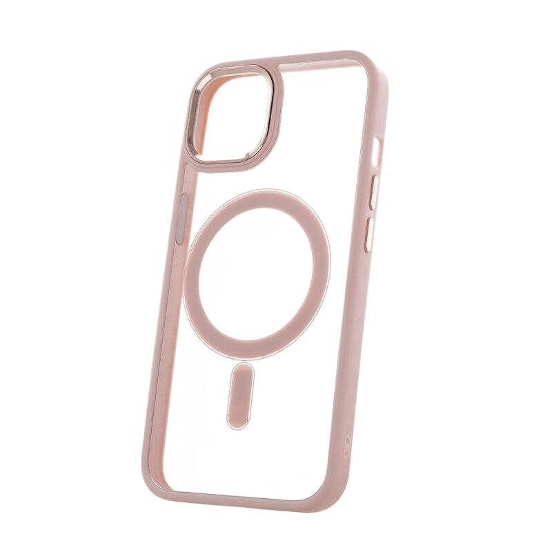 Satin Clear Mag case for iPhone 13 Pro 6,1" pink