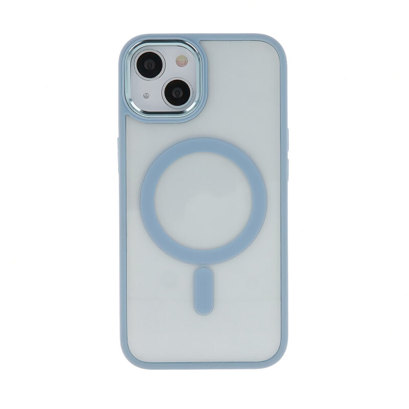 Satin Clear Mag case for iPhone 14 Pro Max 6,7" blue - Bild 4