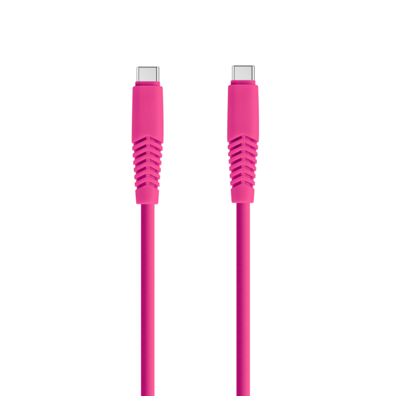 Setty cable USB-C - USB-C 1,5 m 2,1A KSC-C-1.526 pink