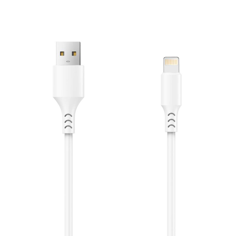 Setty cable USB - Lightning 3,0 m 2A white NEW