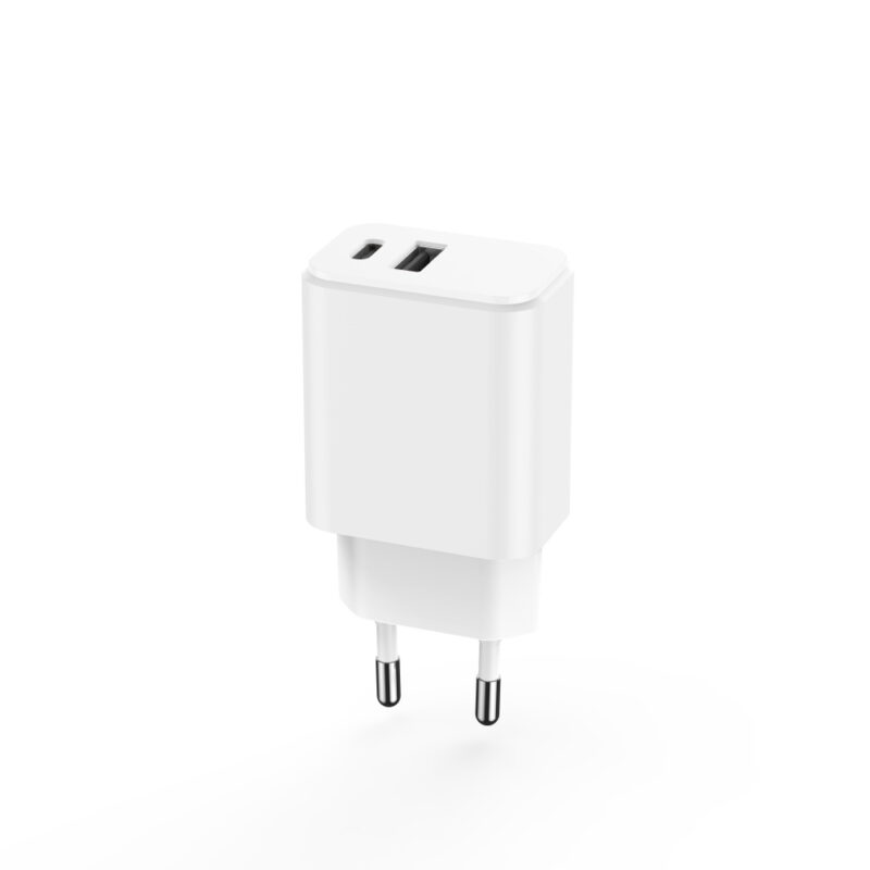 Setty charger 1x USB + USB-C 3A 20W white - Bild 4