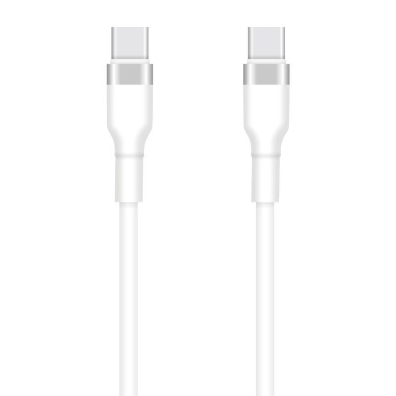 Setty USB-C - USB-C cable 1m 3A KSC-C-130 white