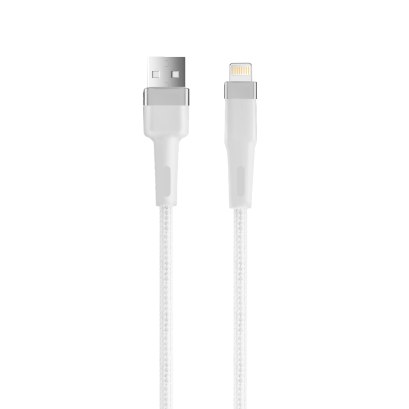 Setty USB - Lightning cable 1,2 m 2A KNA-L-1.220 white