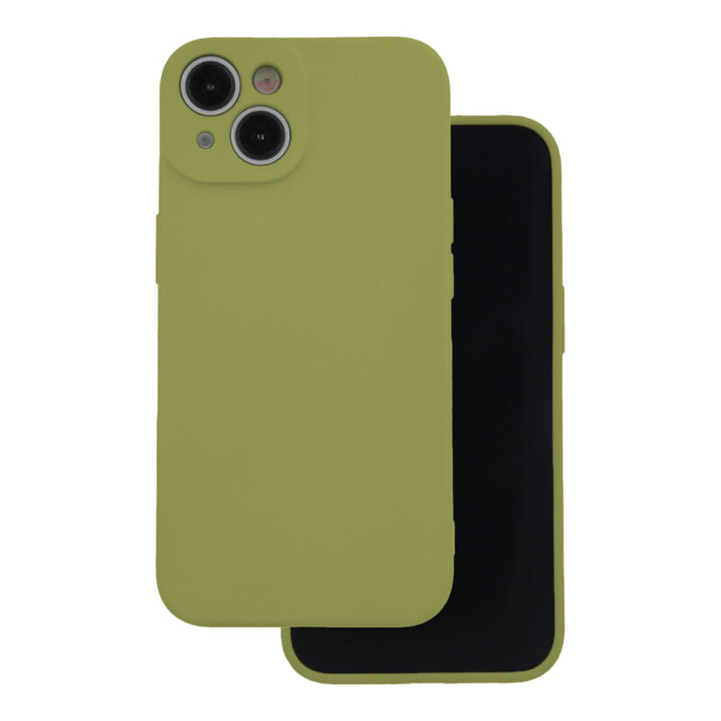 Silicon case for iPhone 12 / 12 Pro 6,1" olive