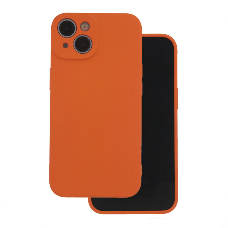 Silicon case for iPhone 13 6,1" orange