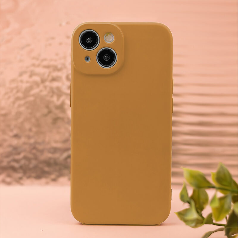 Silicon case for iPhone 15 6,1" caramel - Bild 11