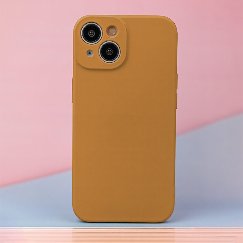 Silicon case for iPhone 15 Pro 6,1" caramel - Bild 8