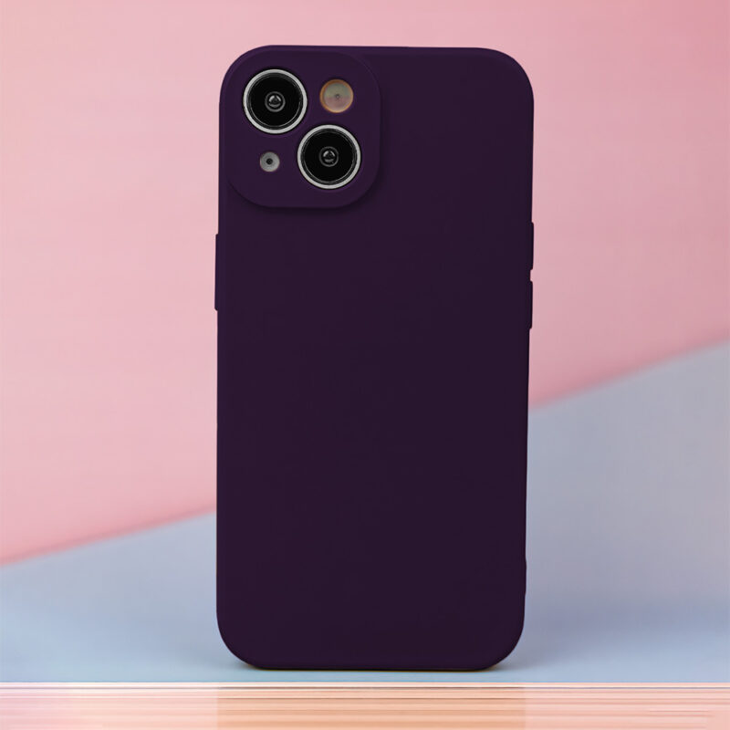 Silicon case for iPhone 16 6,1" plum - Bild 8