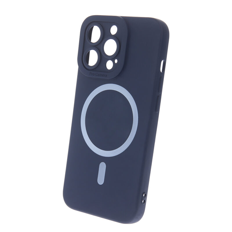 Silicon Mag case for iPhone 12 6,1" dark blue