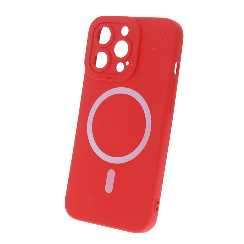 Silicon Mag case for iPhone 12 6,1" red