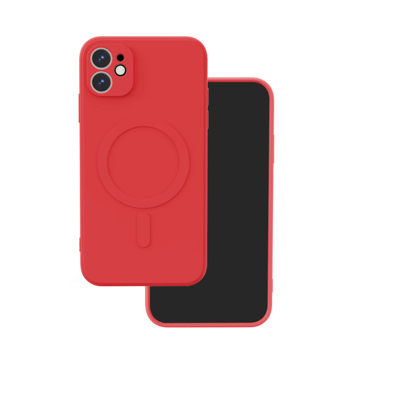 Simple Color Mag case for iPhone 12 6,1" red