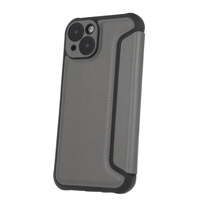 Smart Carbon case for iPhone 15 6,1" silver - Bild 4