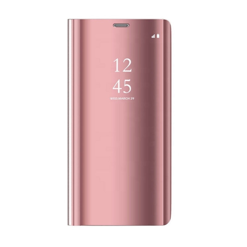 Smart Clear View case for Xiaomi Redmi Note 7 pink