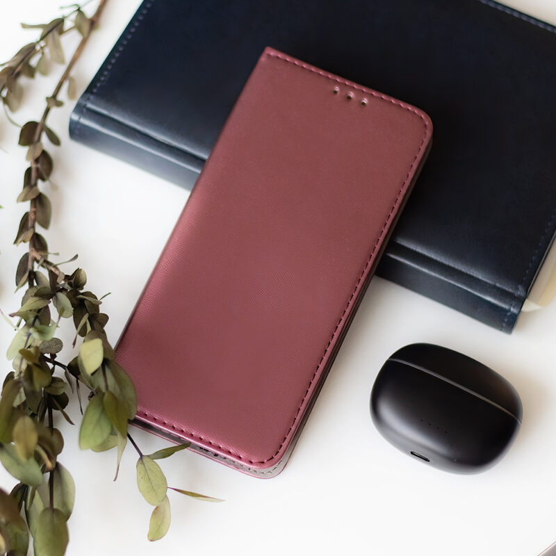 Smart Magnetic case for iPhone 16 Plus 6,7" burgundy - Bild 7