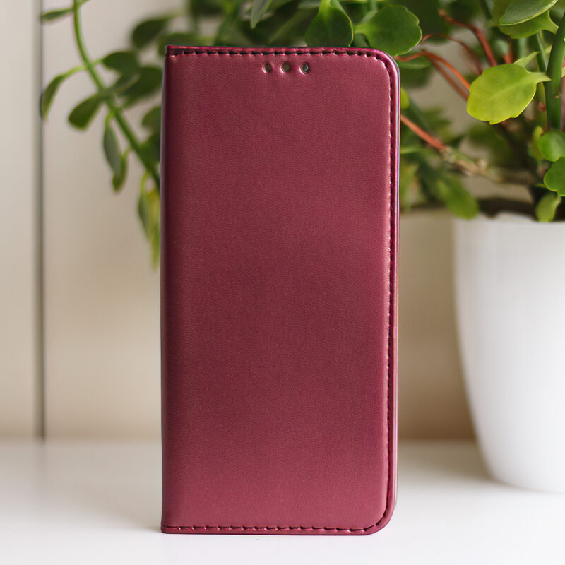 Smart Magnetic case for Oppo A38 4G burgundy - Bild 11