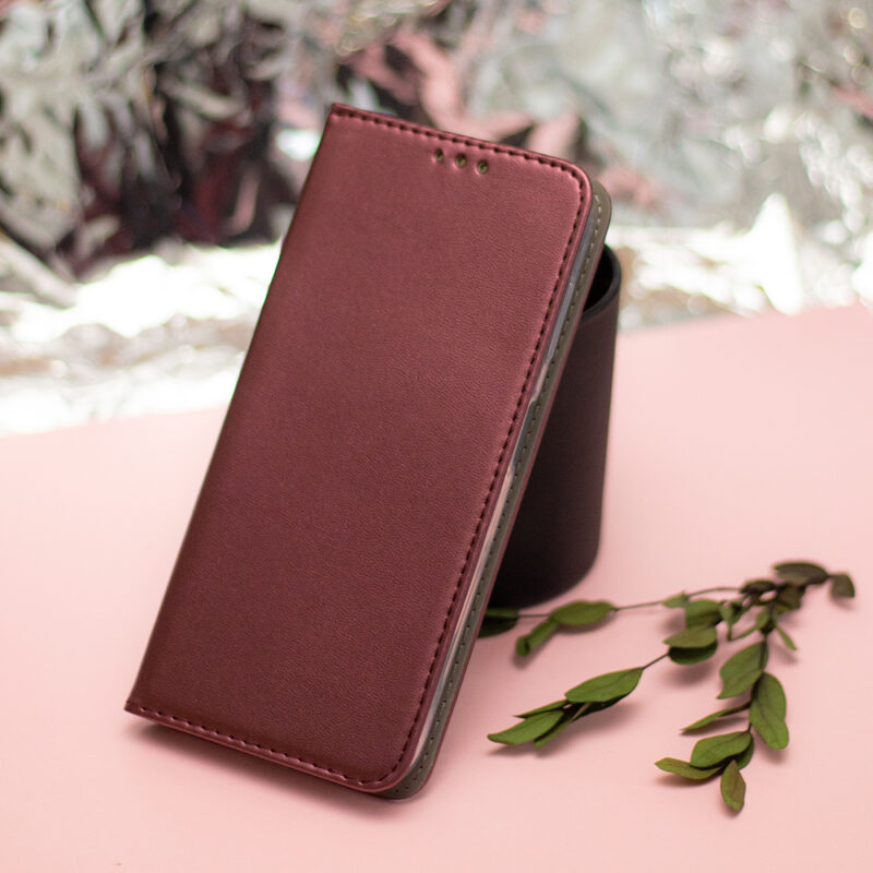 Smart Magnetic case for Oppo A78 5G / A58 5G burgundy - Bild 8