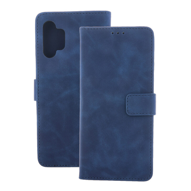 Smart Velvet case for iPhone 16 6,1" navy blue