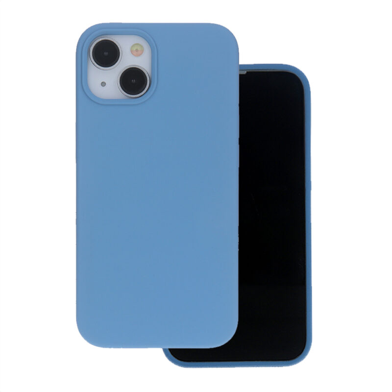 Solid Silicon case for iPhone 11 light blue