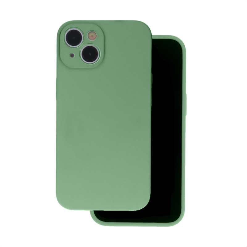 Solid Silicon case for iPhone 11 light green