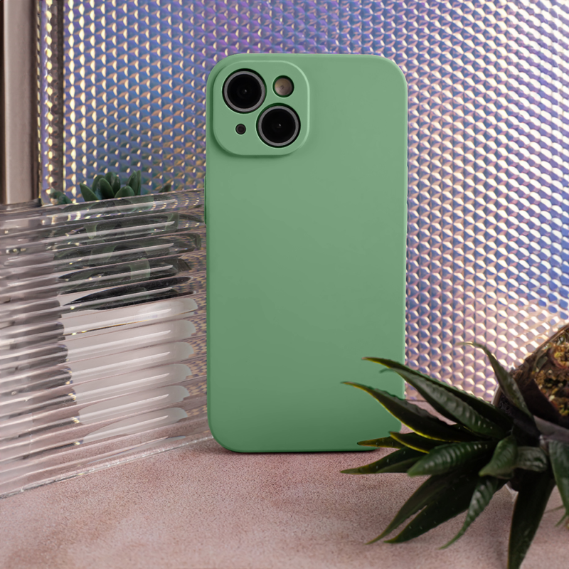 Solid Silicon case for iPhone 11 light green - Bild 7