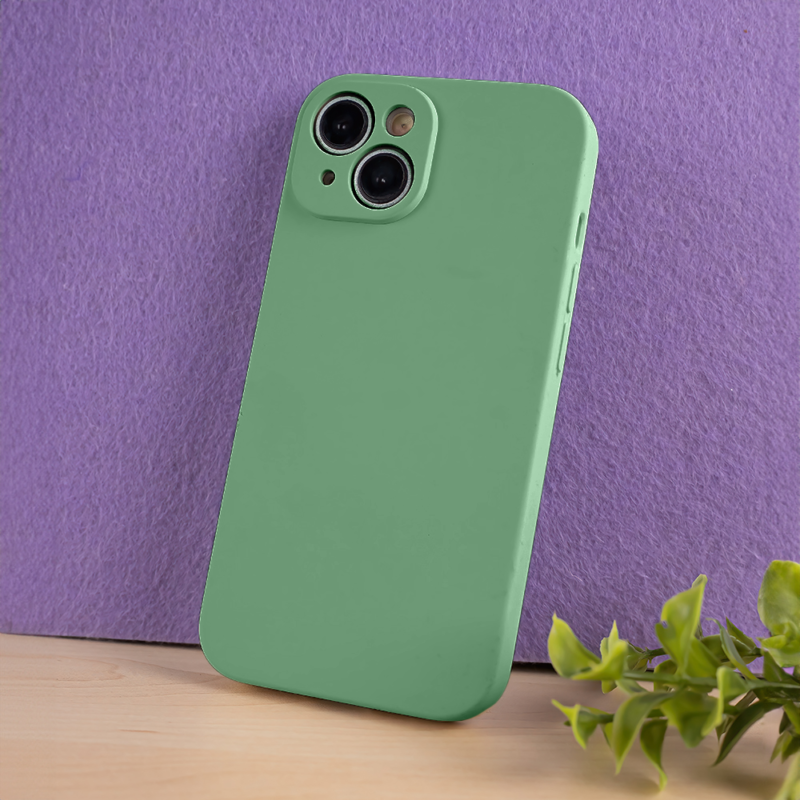 Solid Silicon case for iPhone 11 light green - Bild 8