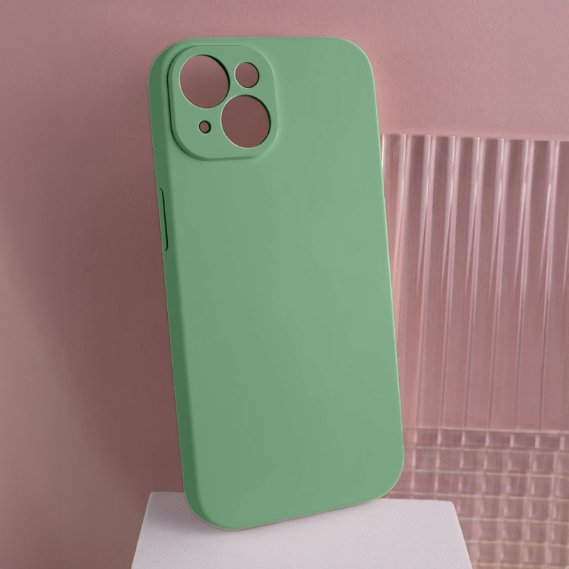 Solid Silicon case for iPhone 11 light green - Bild 9