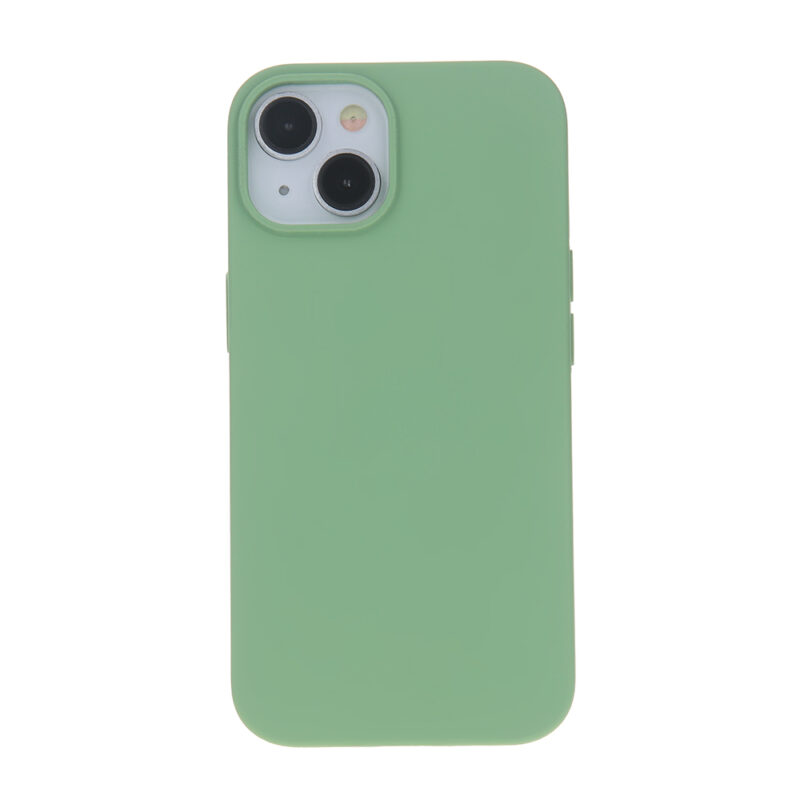 Solid Silicon case for iPhone 13 6,1" light green - Bild 4