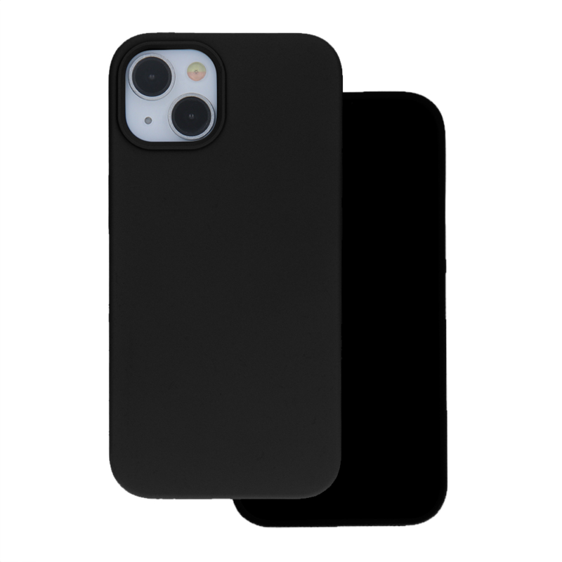 Solid Silicon case for iPhone 16 Plus 6,7" black