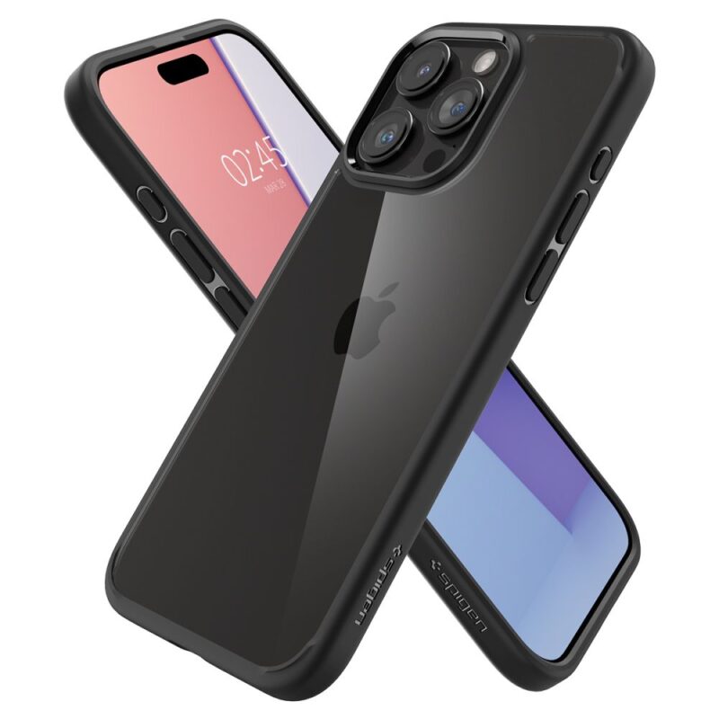 Spigen Ultra Hybrid case for iPhone 15 Pro 6,1" matte black - Bild 8