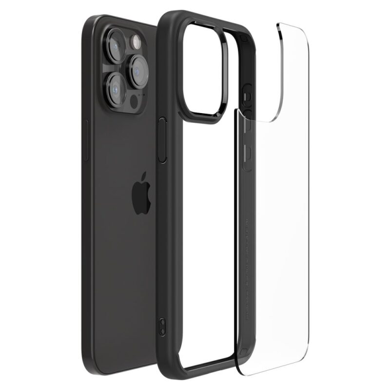 Spigen Ultra Hybrid case for iPhone 15 Pro 6,1" matte black - Bild 9