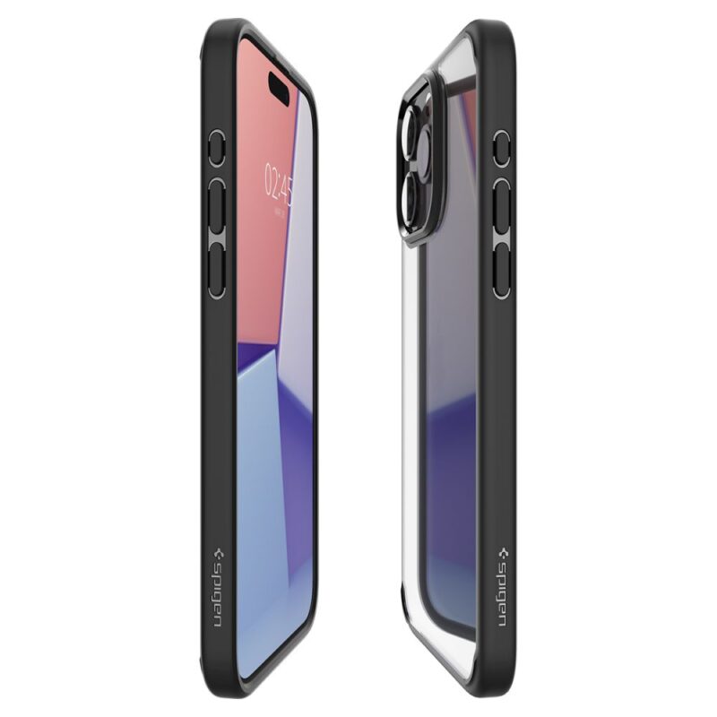 Spigen Ultra Hybrid case for iPhone 15 Pro 6,1" matte black - Bild 10