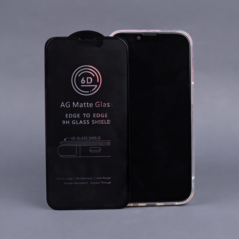 Tempered glass 6D matte for iPhone XR / 11 black frame - Bild 6