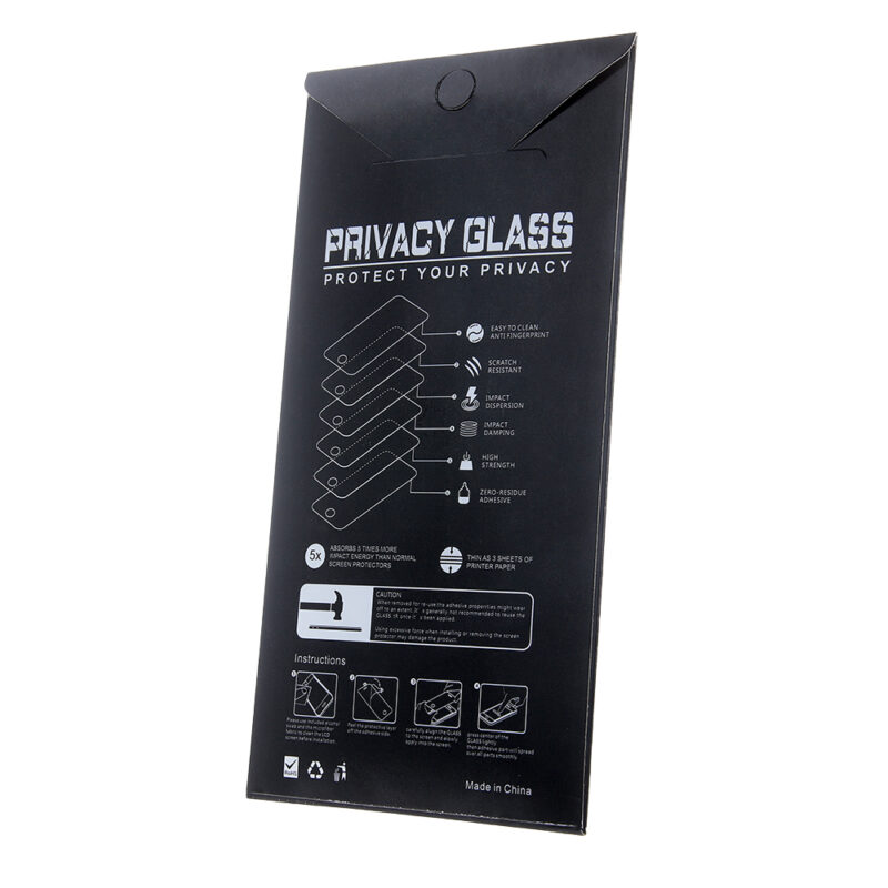 Tempered glass Privacy for iPhone 12 / 12 Pro 6,1" - Bild 10