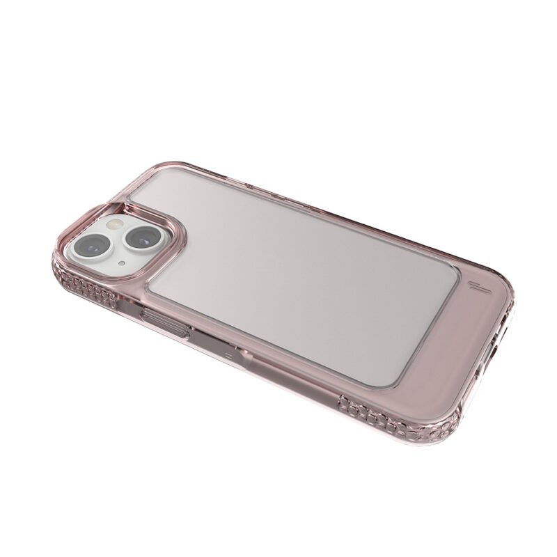 Ugly Rubber UMODEL case for iPhone 14 6,1" clear pink