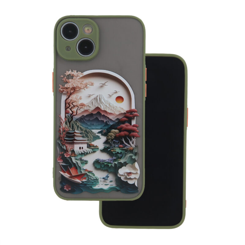 Ultra Trendy case for iPhone 12 6,1" Travel green