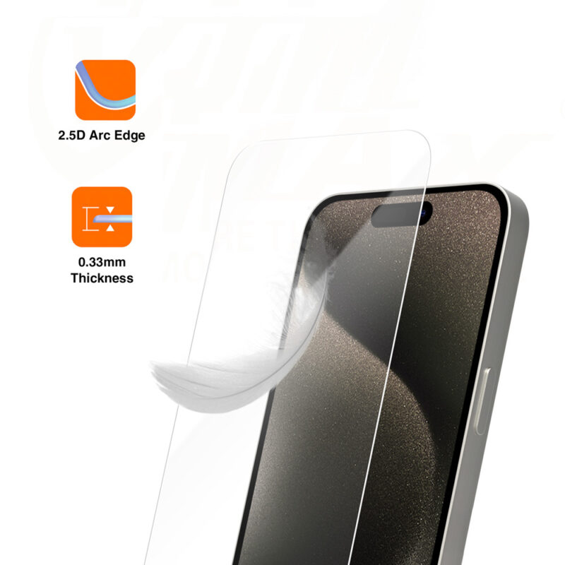 Vmax tempered glass 2,5D Normal Clear Glass for iPhone 12 / 12 Pro 6,1" - Bild 7